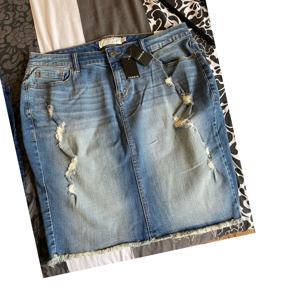 Torrid Denim Mini skirt